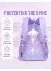 3pcs Girls Backpack Set School Bag Student Bookbag Outdoor Travel Bag Pencil Case Lunch Bag Suitable For Teenage Girls School And Travel Random Print