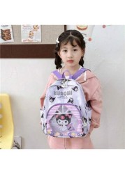 Sanrio Large Capacity Backpack Culomi Cinnamon Dog Melody Three Styles The Bag Transparent Design Easier To See The Items Better Looking