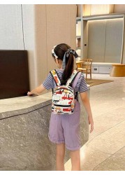 1pc Mini Children Backpack Cartoon Dinosaur Unicorn Pattern Baby Cute Kindergarten Schoolbag Waterproof Kids Bags Boys Girls Backpacks