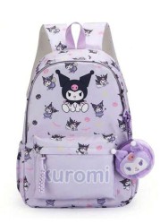 Sanrio 1pc Backpack Kawaii Stylish School Bag Girl s Colorblock Rucksack Large Capacity Foldable Outdoors Daypack
