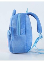MICHLEY MICHLEY 1pc Boys And Girls Elephant Closure Backpack Penguin Shark Cartoon Cute Plush Double Head Zipper Closure Backpack Student Study Supplies For Travel Outdoor Vacation Camping Holiday Gif