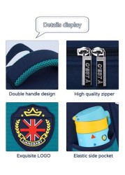 1pc Oxford Cloth School Backpack Lightweight Durable Reflective Strips Multi Compartment Extra Large Capacity Zipper Closure Suitable For Students Work Daily Commute