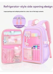 New Stylish Cute Kids Backpack Waterproof Lightweight Backpack For Elementary School Girls Aged 6 12 Years Old