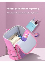 Elementary School Backpack For 1st To 6th Grade 6 12 Years Old Kids 3D Hard Shell Dual Shoulder Backpack Large Capacity Lightweight Casual Design For Boys And Girls