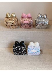 Cute Bowknot Glittering Chain Crossbody Bag Mini Shoulder Bag Casual Outing New Summer