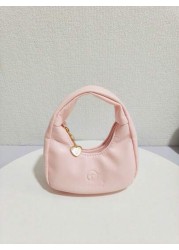 Kids Fashion Crescent Shaped Handbag Girls Casual Shoulder Bag Coin Purse Lipstick Pouch Soft Stylish Crossbody Bag Holiday Gift