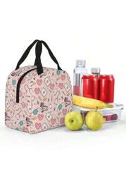 1 Piece Medical Printed Lunch Bag For Work Travel Picnic Unisex Non Food Contact