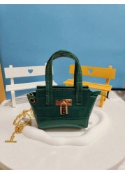 New Marble Pattern Girls Mini Crossbody Bag Fashion Small Princess Handbag Gift For Little Girls Coin Purse