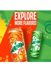 Mirinda Orange Carbonated Soft Drink Mini Cans 155ml Pack of 15