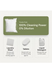 Grab Green3in1 Laundry Detergent Pods 60 Count Lavender Vanilla Scent Plant and Mineral Based Superior Cleaning Power Stain Remover Brightens Clothes
