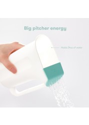 Frida Baby Control The Flow Bath Rinse Cup Rinser Cup to Wash Hair Body Rinser Cup for Bath Time with Easy Grip Handle Removable Rain Shower