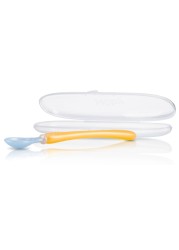 Nuby 3Pack Easy Go Spoons and Travel Case Colors May Vary 9 Months Plus