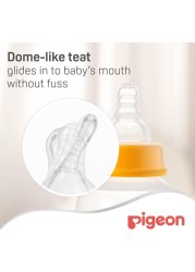Pigeon SofTouch Peristaltic Plus Silicone Teat 17338 Small Clear 2 PCS