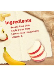 Nestle Cerelac Fruits Puree Pouch, Banana, Apple, from 6 Months, 90g