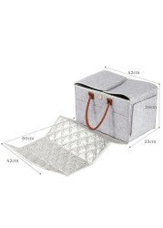 Little Story 2in1 Diaper Caddy with Mat XL - Grey