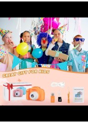 Radiotronics Upgrade Toddler Camera Children Video Camcorder,Kids Digital Selfie Camera Toys with 32GB SD Card for 3 4 5 6 7 8 9 Year Old Girls and Boys