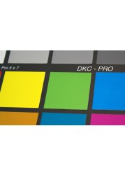 DGK Color Tools DKCPro 5 x 7 Set of 2 White Balance and Color Calibration Charts with 12 and 18 Gray Pro Quality Includes Frame Stand and User Guide