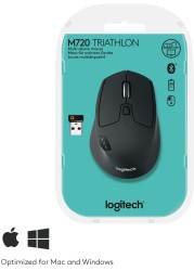 لوجيتك ترايثلون فأرة بلوتوث M720 - أسود