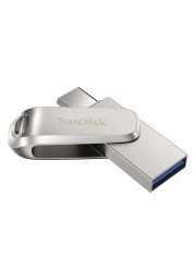 سان ديسك آلترا دوول درايف لوكس USB من النوع C سعة 512 غيغابايت - فضي