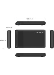 External USB 3.0 Hard Drive Case, Wavlink Hard Drive Enclosure, Support SATA I/Ii/Iii/HDD/SSD Hard Disk Case, Hard Drive Reader With LED Indicator, Support Uasp &amp; 2TB Drives