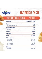 Alpro Almond Unsweetened Drink, 100% Plant-Based, Lactose Free 1L
