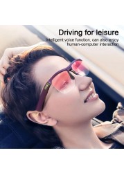 Smart Glasses &ndash; Polarized Bluetooth Sunglasses with Built-In Audio Mic &amp; Open Ear Speakers, UV Protection, Voice Control, Wireless Bluetooth Sunglasses