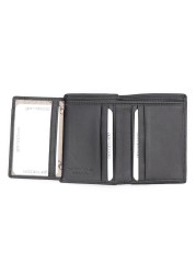 Gai Mattiolo Men&#39;s wallet in nappa leather, Equipped with card holder, card-sized document holder and space for banknotes., Black