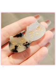 Cute Cat Hair Clips for Women Mini Hair Clips and Claw Girl Side Clips 4pcs