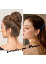 Hair Claw Clips for Women 3Pcs Matte Barrettes for Thin Fine Hair 354 Flat Pins French Clips for Short Medium Hair Hair Accessories Gifts