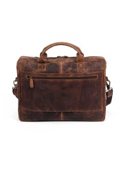 Leather briefcase 16 Inch Laptop Messenger Bags for Men and Women Best Office Briefcase Satchel Bag