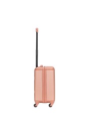 Single Hardside Spinner 4 Wheels Cabin Trolley Luggage With Number Lock 16 Inches