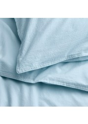 Duvet Cover And Pillowcase Blue-Grey 150X200/50X80 Cm