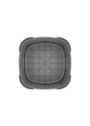 Cosmoplast Rattan Step Stool Grey 28cm