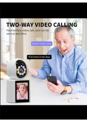 Home Security Cameras for Baby/Elder/Dog/Pet Camera, 4K Resolution,360&deg; Panoramic/2.8&quot; Screen/Indoor Security Camera, Night Vision