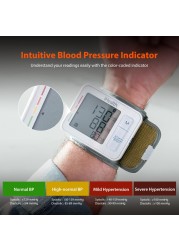 iHealth Push Wrist Blood Pressure Monitor Digital Bluetooth Blood Pressure Machine with Large Display and Portable Carrying Case for at Home and Travel Use