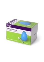Flents Rectal Syringe Reusable Easy to Clean Blue