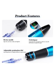 Dr Pen Ultima A1 Wireless Microneedling with 12Pcs Cartidges Kit Microneedling Derma Pen Micro Needles Pen Home Skin Care Device