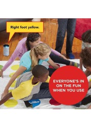 Twister Classic Board Game for 2 or More Players,Game Floor Mat with Spinner for Indoor Outdoor Game Party