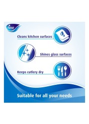 Fine Kitchen Tissue Roll Super Towel Pro 60 Sheets X 3 Ply 2 Rolls