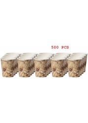 AL SAQER 500-Piece (10 SETTS) Paper Kahwa Cups 2.5oz-(Very Small)Disposable Tea Cups and Cawa cups