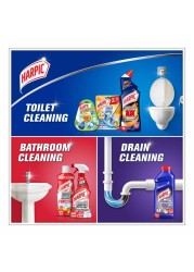 Harpic Active Purple Power Toilet Rim Block Lavender Meadows 35g