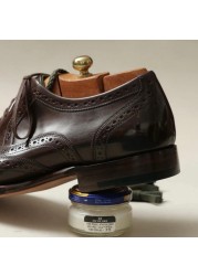 SAPHIR Creme Surfine Pommadier Shoe Polish Beeswax Cream for Leather Products Navy Blue