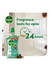 Dettol Antibacterial 3x Power Floor Cleaner Pine 900ml Pack of 2