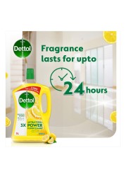 Dettol 3x Power Antibacterial Floor Cleaner Lemon 3L
