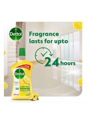Dettol Antibacterial 3x Power Floor Cleaner Lemon 900ml Pack of 2
