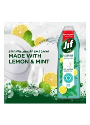 Jif Anti Bacterial Dishwash Mint and Lemon 670ml Pack of 2