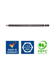 Staedtler Mars Lumograph Pencil Set 12 PCS