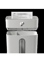 HP OneShred 8CC Office Paper Shredder Machine, P-4 Security, Cross Cut, 8 Sheets, 15L Bin - 2801