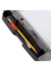 Officemate Portable Clipboard Storage plastic Case for A4 sizes Charcoal 833011134w x 112d x 1412h