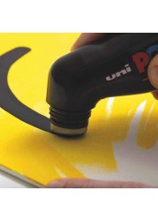 POSCA - Uni Mitsubishi Pencil - MOP&#39;R Marker - Round Tip XXL 3-19 mm - Ergonomic Shape, Semi-Rigid Body - Water-Based Paint Marker - All Holder - Light Blue